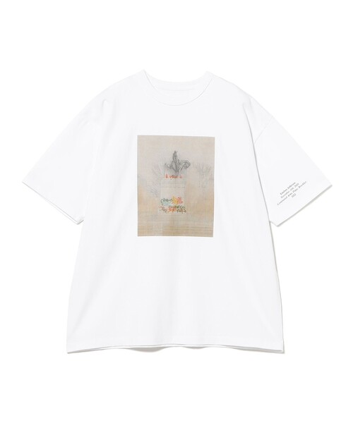 BEAMS T（ビームスティー）の「Esteban Jefferson / T-shirt①（Tシャツ/カットソー・メンズ・ホワイト・XL/L/M/S）」の2枚目の写真