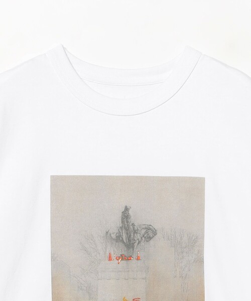 BEAMS T（ビームスティー）の「Esteban Jefferson / T-shirt①（Tシャツ/カットソー・メンズ・ホワイト・XL/L/M/S）」の3枚目の写真