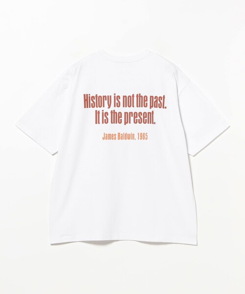 BEAMS T（ビームスティー）の「Esteban Jefferson / T-shirt①（Tシャツ/カットソー・メンズ・ホワイト・XL/L/M/S）」の5枚目の写真