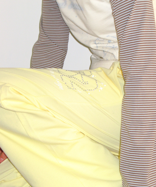 AMESWORLDWIDE(アメスワールドワイド)の「52 HOTFIX SWEAT PANTS YELLOW(スウェットパンツ・レディース・その他・LARGE/MEDIUM/SMALL)」の2枚目の写真