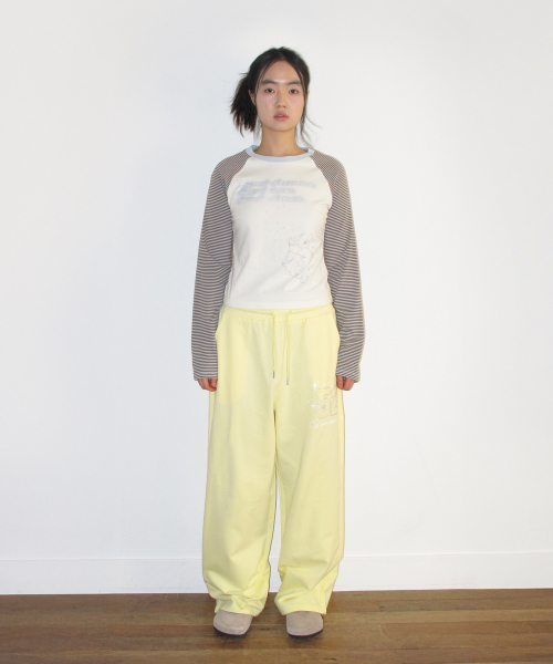 AMESWORLDWIDE(アメスワールドワイド)の「52 HOTFIX SWEAT PANTS YELLOW(スウェットパンツ・レディース・その他・LARGE/MEDIUM/SMALL)」の4枚目の写真