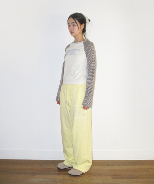 AMESWORLDWIDE(アメスワールドワイド)の「52 HOTFIX SWEAT PANTS YELLOW(スウェットパンツ・レディース・その他・LARGE/MEDIUM/SMALL)」の5枚目の写真