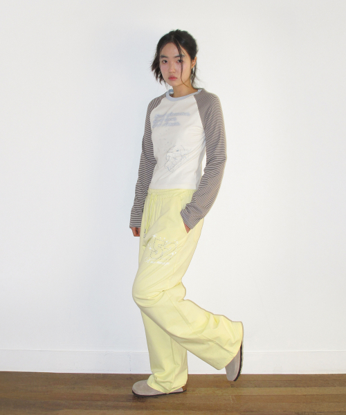 AMESWORLDWIDE(アメスワールドワイド)の「52 HOTFIX SWEAT PANTS YELLOW(スウェットパンツ・レディース・その他・LARGE/MEDIUM/SMALL)」の6枚目の写真