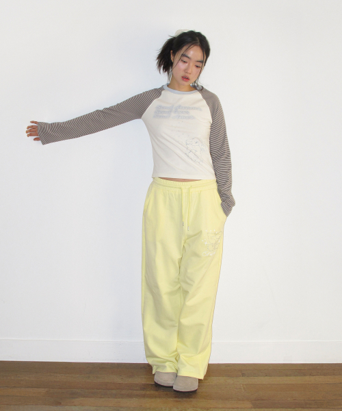 AMESWORLDWIDE(アメスワールドワイド)の「52 HOTFIX SWEAT PANTS YELLOW(スウェットパンツ・レディース・その他・LARGE/MEDIUM/SMALL)」の7枚目の写真