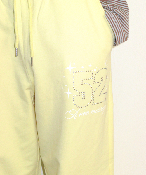 AMESWORLDWIDE(アメスワールドワイド)の「52 HOTFIX SWEAT PANTS YELLOW(スウェットパンツ・レディース・その他・LARGE/MEDIUM/SMALL)」の8枚目の写真