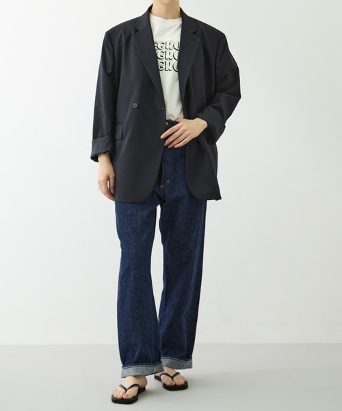 LOEFF（ロエフ）の「[LOEFF/ロエフ]LF W TORO BOX JK（テーラードジャケット・レディース・ダークグレー・1）」の14枚目の写真