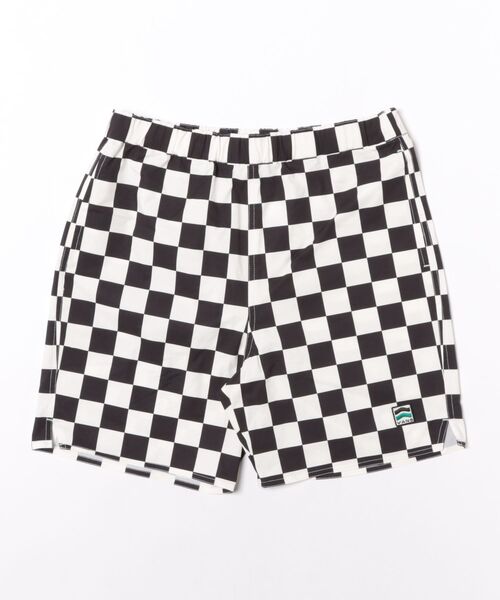 VANS(バンズ)の「VANS ヴァンズ M Checker Board Hybrid Shorts ショートパンツ 126R1152900 ABC-MART限定 BLK WHT(その他パンツ・メンズ・ブラック・X-LARGE/LARGE/MEDIUM)」の1枚目の写真