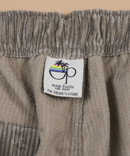 Ocean Pacific（オーシャンパシフィック）の「Ocean Pacific/オーシャンパシフィック FREAK'S STORE for BEACH & FES 別注 HERITAGE CORDUROY SHORTS/ヘリテージ コーデュロイ イージーショーツ（その他パンツ・メンズ・ブラウン/ブルー/グレー/イエロー・MEDIUM/SMALL/LARGE）」の16枚目の写真
