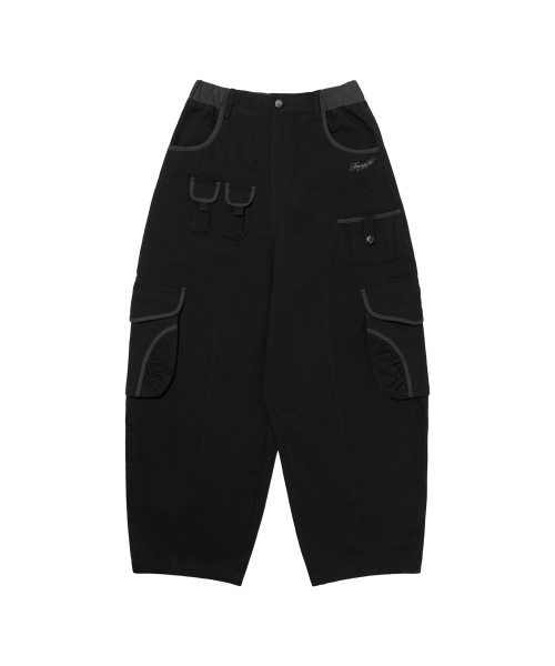 FANCY CLUB(ファンシークラブ)の「カーゴワークバルーンパンツ (ブラック) F26QD153(その他パンツ・レディース・その他・ONE)」の6枚目の写真