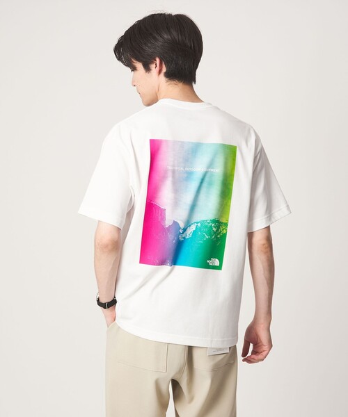 THE NORTH FACE(ザノースフェイス)の「【WEB限定】<THE NORTH FACE>テクニカル アウトドア 半袖 Tシャツ(Tシャツ/カットソー・メンズ・ブラック/オフホワイト/ダークグレー・XL/L/M/S)」の2枚目の写真