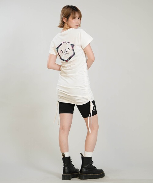RVCA（ルーカ）の「RVCA/ルーカ ミニ丈 ワンピース BG04C365（ワンピース・レディース・ホワイト×ブラック/ブラック×ホワイト・S/M）」の7枚目の写真