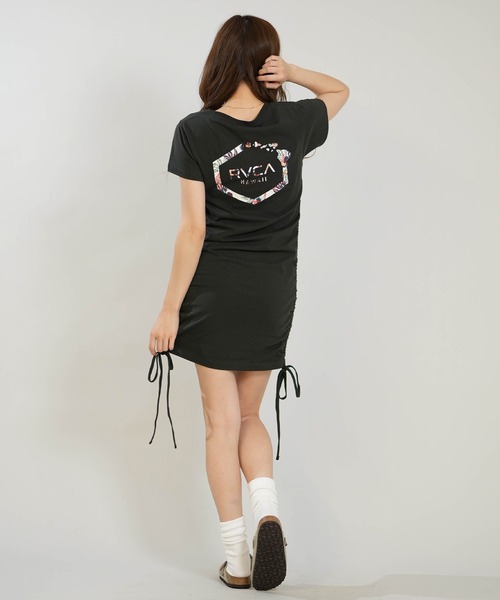 RVCA（ルーカ）の「RVCA/ルーカ ミニ丈 ワンピース BG04C365（ワンピース・レディース・ホワイト×ブラック/ブラック×ホワイト・S/M）」の14枚目の写真