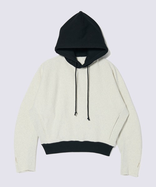 N.HOOLYWOOD(N.ハリウッド)の「【N.HOOLYWOOD】C8-C128 ×Champion HOODIE(パーカー・メンズ・ホワイト/ダークグレー・LARGE/MEDIUM/SMALL)」の2枚目の写真