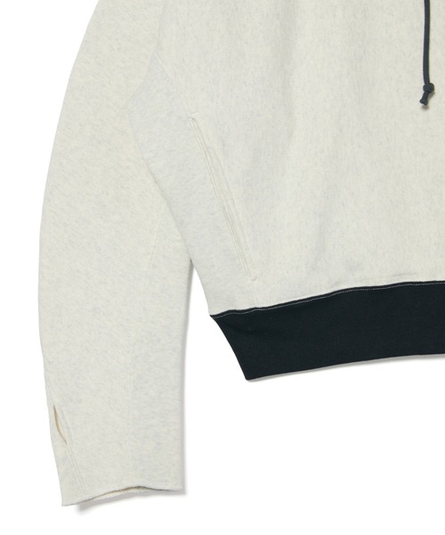 N.HOOLYWOOD(N.ハリウッド)の「【N.HOOLYWOOD】C8-C128 ×Champion HOODIE(パーカー・メンズ・ホワイト/ダークグレー・LARGE/MEDIUM/SMALL)」の6枚目の写真
