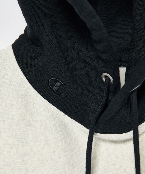 N.HOOLYWOOD(N.ハリウッド)の「【N.HOOLYWOOD】C8-C128 ×Champion HOODIE(パーカー・メンズ・ホワイト/ダークグレー・LARGE/MEDIUM/SMALL)」の5枚目の写真