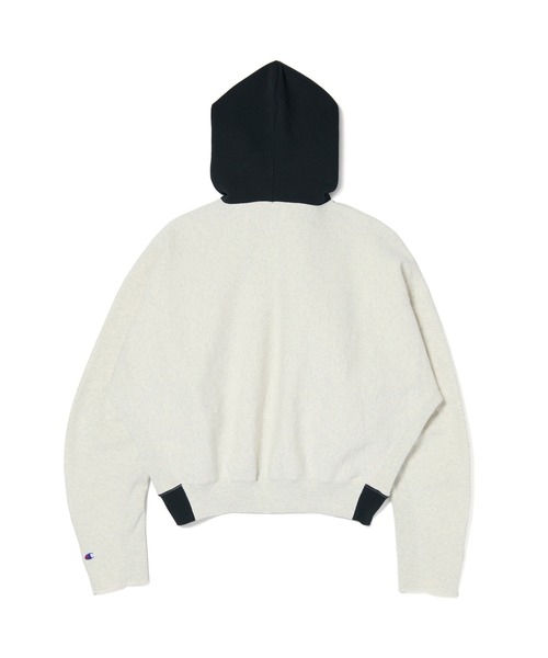 N.HOOLYWOOD(N.ハリウッド)の「【N.HOOLYWOOD】C8-C128 ×Champion HOODIE(パーカー・メンズ・ホワイト/ダークグレー・LARGE/MEDIUM/SMALL)」の3枚目の写真