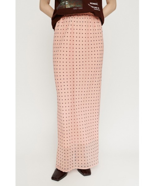 SLY（スライ）の「【SNSで話題！】COMFORT MAXI SKIRT コンフォートマキシスカート 夏服 秋服（スカート・レディース・ブラック系その他2/ピンク/ブラウン/ブラック・1/0）」の4枚目の写真