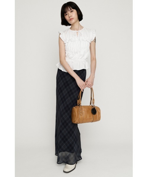 SLY(スライ)の「【SNSで話題!】COMFORT MAXI SKIRT コンフォートマキシスカート 夏服(スカート・レディース・ブラック系その他2・1/0)」の7枚目の写真