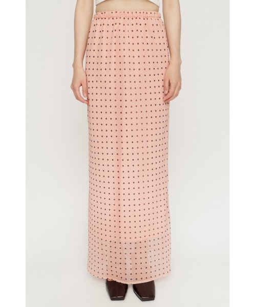 SLY（スライ）の「【SNSで話題！】COMFORT MAXI SKIRT コンフォートマキシスカート 夏服 秋服（スカート・レディース・ブラック系その他2/ピンク/ブラウン/ブラック・1/0）」の14枚目の写真