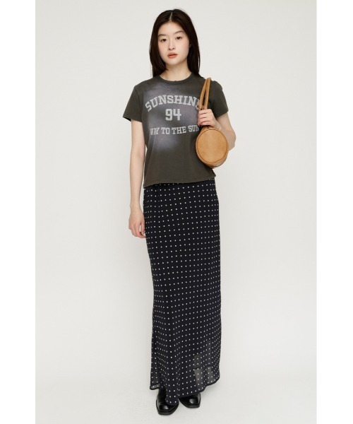 SLY（スライ）の「【SNSで話題！】COMFORT MAXI SKIRT コンフォートマキシスカート 夏服 秋服（スカート・レディース・ブラック系その他2/ピンク/ブラウン/ブラック・1/0）」の19枚目の写真