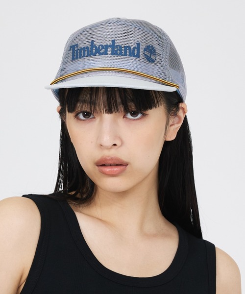 Timberland(ティンバーランド)の「【Timberland / ティンバーランド】Mesh Trucker Cap / メッシュトラッカーキャップ(TBC0YH46・ロゴキャップ・ユニセックス)(キャップ・メンズ・ネイビー/ベージュ/グレー・フリー)」の1枚目の写真