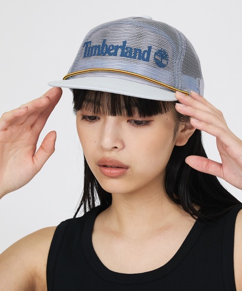 Timberland(ティンバーランド)の「【Timberland / ティンバーランド】Mesh Trucker Cap / メッシュトラッカーキャップ(TBC0YH46・ロゴキャップ・ユニセックス)(キャップ・メンズ・ネイビー/ベージュ/グレー・フリー)」の7枚目の写真
