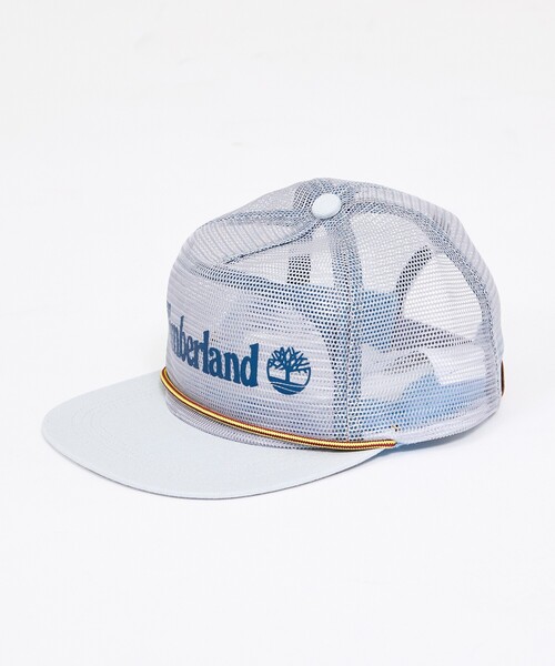 Timberland(ティンバーランド)の「【Timberland / ティンバーランド】Mesh Trucker Cap / メッシュトラッカーキャップ(TBC0YH46・ロゴキャップ・ユニセックス)(キャップ・メンズ・ネイビー/ベージュ/グレー・フリー)」の8枚目の写真