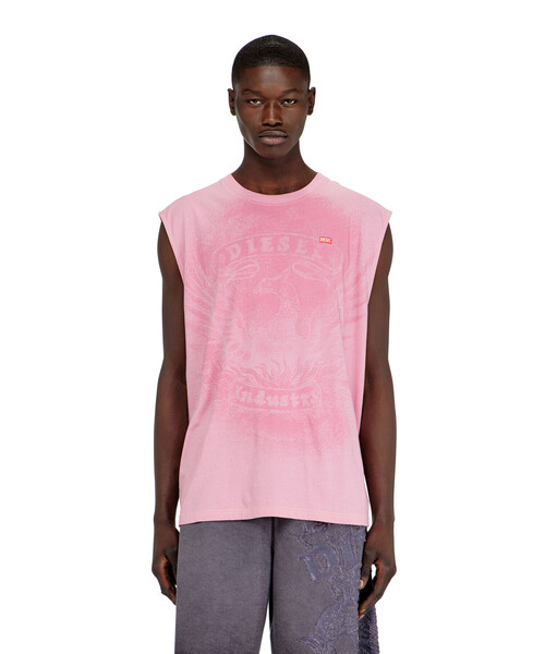 メンズ スリーブレストップ T-BOXT-SL-NOTCH（Tシャツ/カットソー