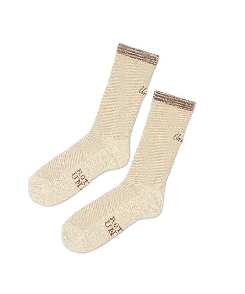 ROTOTO（ロトト）の「UNION x ROTOTO FRAME WORK SOCK（ソックス/靴下・メンズ・グレー系その他/ベージュ系その他/ブルー系その他/ピンク系その他・MEDIUM/LARGE/X-LARGE）」の2枚目の写真
