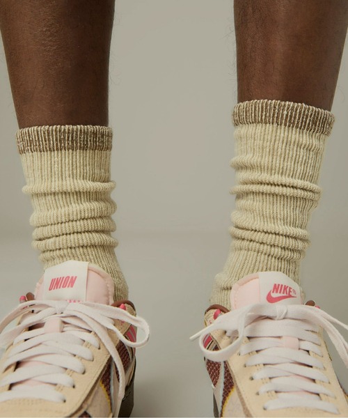 ROTOTO（ロトト）の「UNION x ROTOTO FRAME WORK SOCK（ソックス/靴下・メンズ・グレー系その他/ベージュ系その他/ブルー系その他/ピンク系その他・MEDIUM/LARGE/X-LARGE）」の13枚目の写真
