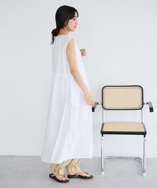 CRAFT STANDARD BOUTIQUE(クラフトスタンダードブティック)の「【インド製】コットンドビーコンビワンピース(ワンピース・レディース・イエロー/ブラック/ホワイト・FREE)」の13枚目の写真