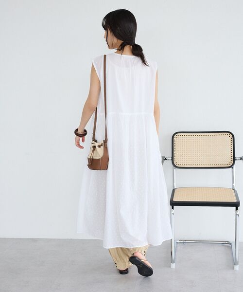 CRAFT STANDARD BOUTIQUE(クラフトスタンダードブティック)の「【インド製】コットンドビーコンビワンピース(ワンピース・レディース・イエロー/ブラック/ホワイト・FREE)」の14枚目の写真