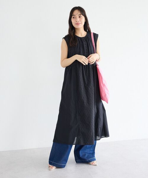 CRAFT STANDARD BOUTIQUE(クラフトスタンダードブティック)の「【インド製】コットンドビーコンビワンピース(ワンピース・レディース・イエロー/ブラック/ホワイト・FREE)」の17枚目の写真