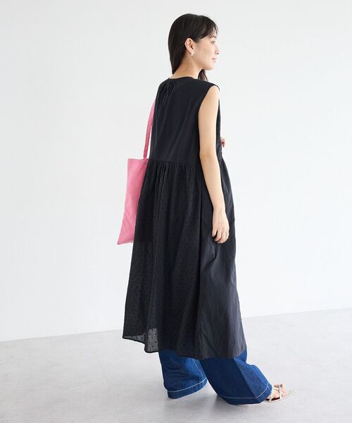CRAFT STANDARD BOUTIQUE(クラフトスタンダードブティック)の「【インド製】コットンドビーコンビワンピース(ワンピース・レディース・イエロー/ブラック/ホワイト・FREE)」の20枚目の写真