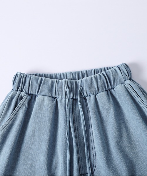 La-gemme（ラジェム）の「デニムライクイージーワイドパンツ（その他パンツ・レディース・ライトブルー/ブルー/ブラック・L/M）」の15枚目の写真