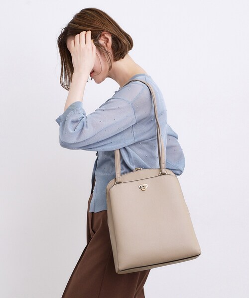 grove（グローブ）の「オコシポケット2WAYリュック（バックパック/リュック・レディース・ブラック/ナチュラル/ブラウン系・00）」の8枚目の写真