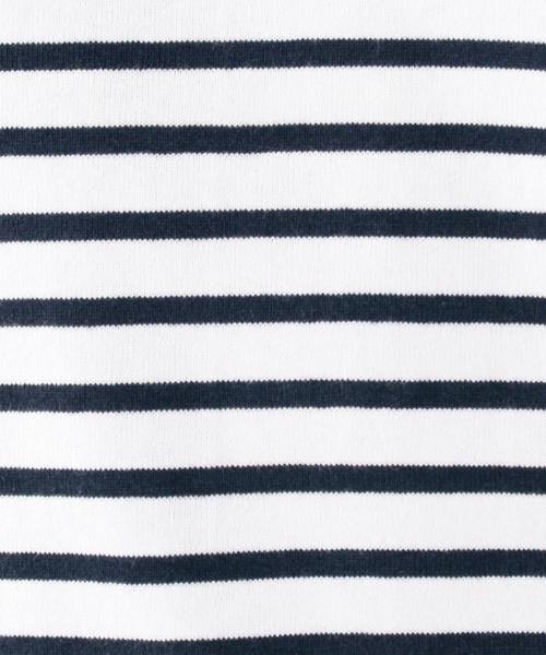coen(コーエン)の「バスクボーダーモックネックカットソー(Tシャツ/カットソー・メンズ・ホワイト/グレー/ネイビー・LARGE/X-LARGE/MEDIUM/SMALL)」の11枚目の写真