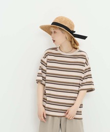 ワイドなリンガー&ボーダーTEE