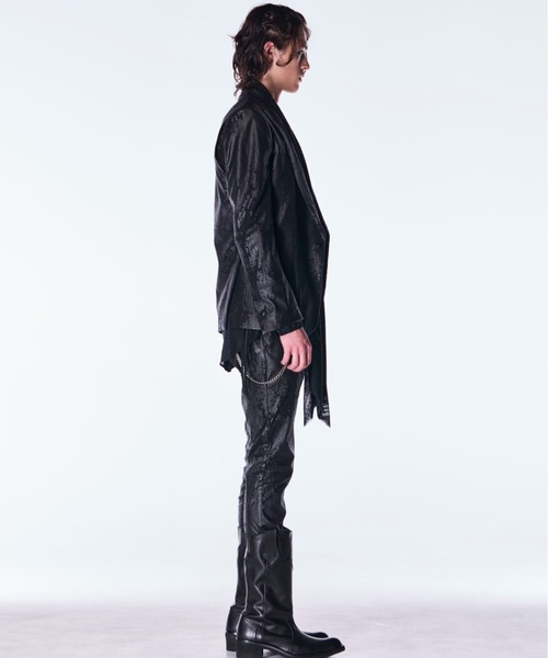 kiryuyrik(キリュウキリュウ)の「kiryuyrik/キリュウキリュウ/Peaked Jacket(テーラードジャケット・メンズ・ブラック・MEDIUM/SMALL/LARGE)」の4枚目の写真