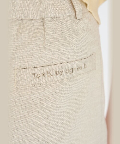 To b. by agnes b.（トゥービーバイアニエスベー）の「オックスフォード ショートパンツ（その他パンツ・レディース・ホワイト・40/38/36）」の8枚目の写真