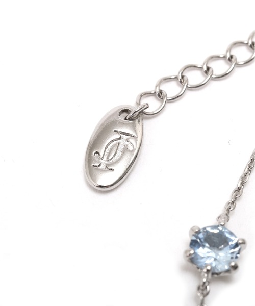 JILL by JILL STUART（ジルバイジルスチュアート）の「【再入荷】Cubic 大粒クローバーブレスレット（ブレスレット・レディース・ブルー/シルバー・FREE）」の14枚目の写真