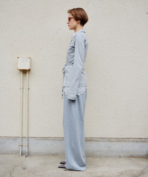 MAISON SPECIAL(メゾンスペシャル)の「【2026Autumn PRE-ORDER】(Yurika Nakano Collaboration) Whipped Cream Layered Pants/(ナカノユリカコラボ)ホイップクリームレイヤードパンツ(その他パンツ・レディース・グレー/ブラウン/ブラック・36/38)」の12枚目の写真