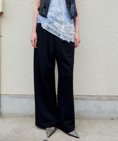 MAISON SPECIAL(メゾンスペシャル)の「【2026Autumn PRE-ORDER】(Yurika Nakano Collaboration) Whipped Cream Layered Pants/(ナカノユリカコラボ)ホイップクリームレイヤードパンツ(その他パンツ・レディース・グレー/ブラウン/ブラック・36/38)」の13枚目の写真