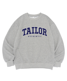 TAILOR STUDIO（テーラースタジオ）の「[起毛/ノー起毛] エンビエル ロゴ スウェット (グレー)（スウェット）」
