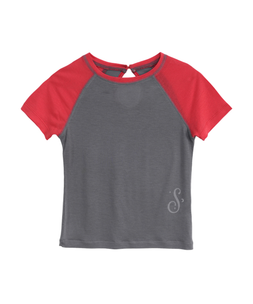 SOMSOC（ソムソック）の「BONNIE RAGLAN BACK CUT-OUT T-SHIRT_SCARLET（Tシャツ/カットソー・レディース・その他・FREE）」の2枚目の写真