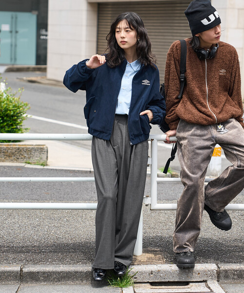 FREAK'S STORE(フリークスストア)の「タック ワイドパンツ/イージーパンツ(スラックス・レディース・ブラウン/ベージュ/チャコール・MEDIUM/SMALL)」の18枚目の写真