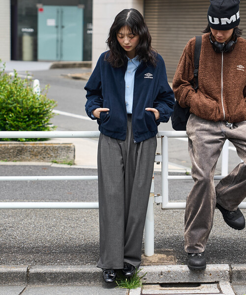 FREAK'S STORE(フリークスストア)の「タック ワイドパンツ/イージーパンツ(スラックス・レディース・ブラウン/ベージュ/チャコール・MEDIUM/SMALL)」の21枚目の写真