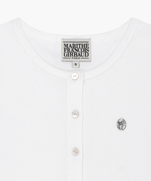 MARITHE + FRANCOIS GIRBAUD(マリテフランソワジルボー)の「W BUTTON UP SLEEVELESS(Tシャツ/カットソー・レディース・ライトブルー/White・MEDIUM/SMALL)」の18枚目の写真