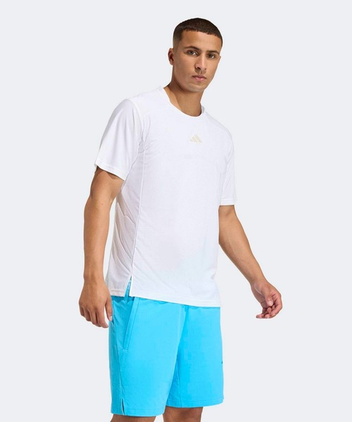 adidas(アディダス)の「クライマクール 3D Tシャツ / アディダス adidas(Tシャツ/カットソー・メンズ・ホワイト・X-SMALL/X-LARGE/SMALL/MEDIUM/LARGE/XX-LARGE/3XL)」の1枚目の写真