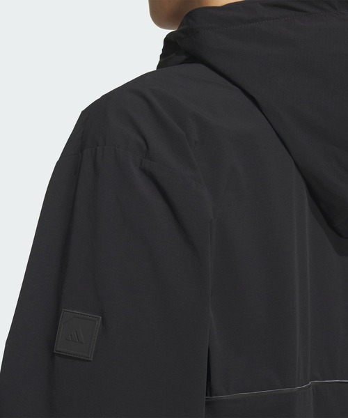 adidas(アディダス)の「クラブ コンシューマー アノラック フードジャケット【adidas Golf/アディダスゴルフ】(ブルゾン・メンズ・ブラック・XX-LARGE/3XL/LARGE/MEDIUM/SMALL/X-LARGE)」の6枚目の写真